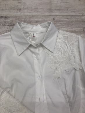 Блуза белая расшитая женская