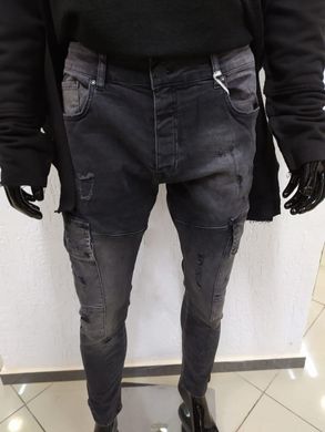 Крутые мужские джинсы с карманами - 20404K139-1 - Хит сезона! Новинка!