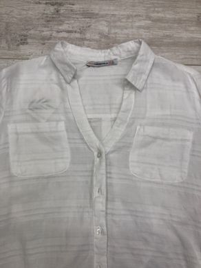 Женская блуза белая с вырезом - Хит продаж !