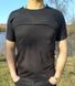 Черная расшитая универсальная мужская футболка