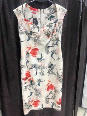 Женское платье Моника в цветах 50 - Принт Цветы