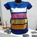 Женская футболка  с цветными вставками