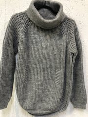 Женский свитер крупная вязка с горлом