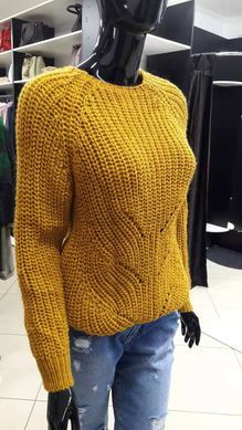 Женский свитер крупная вязка