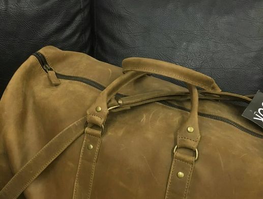 Стильная дорожная сумка из натуральной кожи