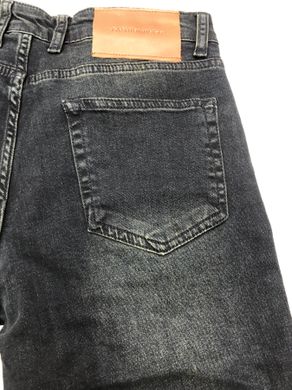 Стильные мужские черные джинсы-30022K133